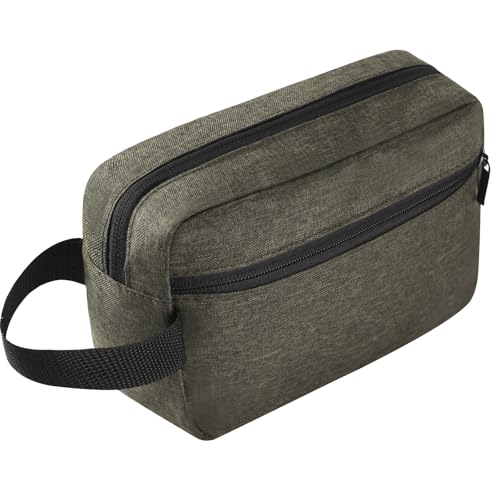 Icramsy Travel Toiletry bag Toiletry bag for women men Hanging Cosmetic bag Travel accessories for Women Men (Deep green) - color: Deep green