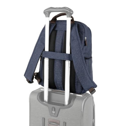 Travelpro Platinum Elite Slim Laptop Travel Backpack, Fits up to 16 Inch Laptop, Business, Water Resistant, Men and Women, True Navy Blue - color: True Navy Blue, size: 16 inches