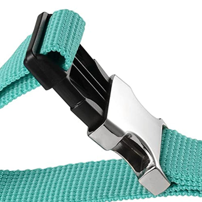 2PCS Heavy Duty Add a Bag Luggage Strap Jacket Gripper,Carry-on Baggage Suitcase Straps Belts Travel Accessories-Cyan - color: Teal