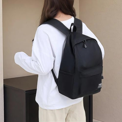 Large Capacity Men's and Women's Backpacks for Leisure Travel Sports Commuting Teenagers/College Students' Backpacks（Black） - color: Black