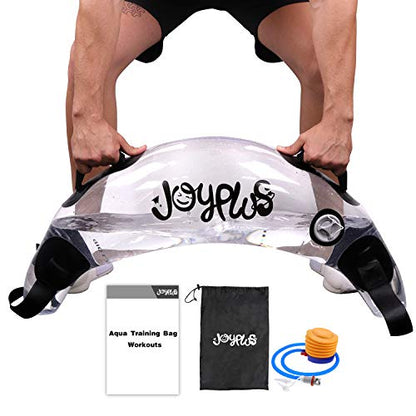 JOYPLUS Aqua Bag Workout, Adjustable Training Bag and Power Bag with Water, Core and Balance Trainer, Portable Stability Fitness &Full Body Exercise Equipment for Weight