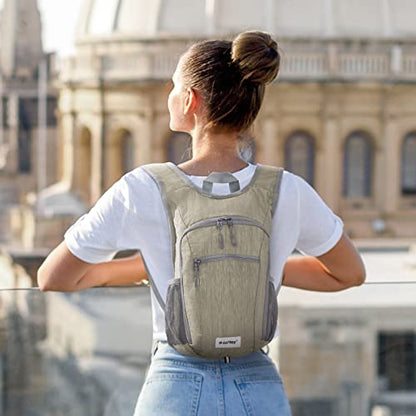 G4Free 10L/15L Hiking Backpack Lightweight Packable Hiking Daypack Small Travel Outdoor Foldable Shoulder Bag - color: Beige, size: 20L
