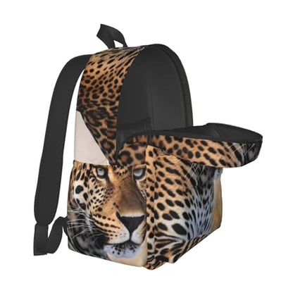 African Animal Leopard Travel Backpack for Men Women 15.6 inch Laptop Backpack Casual Daypack for Weekender - color: African Animal Leopard