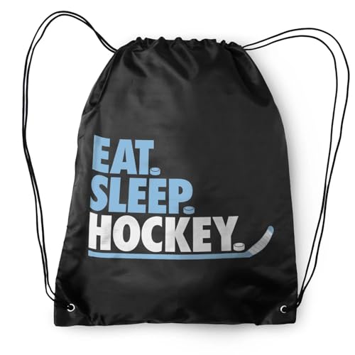 ChalkTalkSPORTS Hockey Sport Pack Cinch Sack | Eat Sleep Hockey