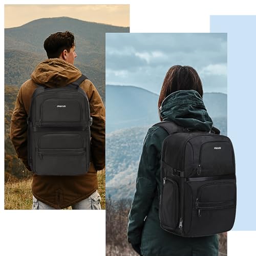 MOSISO Camera Backpack, DSLR/SLR/Mirrorless Camera Case, Side Quick Access Photography Travel Bag with 15-16 inch Laptop Compartment&Rain Cover&3 Front Pockets Compatible with Canon/Nikon/Sony, Black