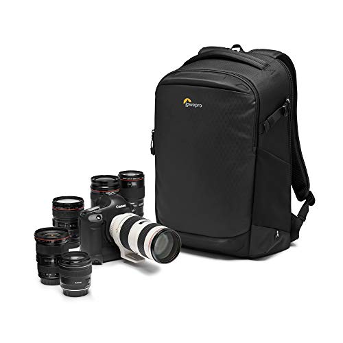 Lowepro Flipside BP 400 AW III Mirrorless and DSLR Camera Backpack - Black - with Rear Access - with Side Access - with Adjustable Dividers - for Mirrorless Like Sony α7 - LP37352-PWW - color: Black