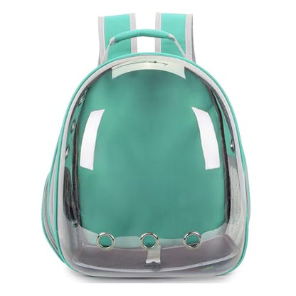 Cat Bubble Backpack Carrier for Small Medium Dogs Cats Carrying Bag, Airline Approved Pet Travel Carrying Bag Dog Hiking Walking Outdoor Backpack (Green) - color: Green