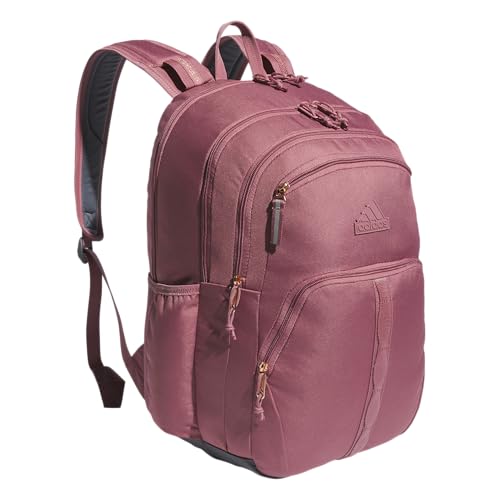 adidas Prime 7 Backpack for Laptop, School and Travel, 37L - color: Preloved Crimson/Rose Gold/2