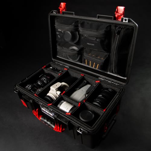 Upgraded Mesh Lid Organizer for Pelican 1510 Carry-On Case | Maximize Lid Storage & Organization