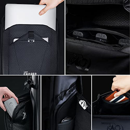 VSGO Camera and Drone Backpack Waterproof, Photography Backpack Compatible for DJI AVATA/Mini 3 Pro/Mavic 3,Sony,Canon,Nikon,DSLR/SLR,Camera And 15.6 Inch Laptops