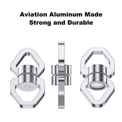 Swing Spinner, 35KN Safety Rotational Device, Aerial Dance Children's Swing, Hanging Hammock (Full Silver) - style: Silver-1 Pack