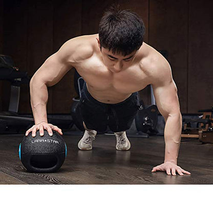 Professional Double Handle Grip Medicine Ball - for Weights Training MMA Boxing Exercise Fitness, 5KG-10KG - size: 9kg