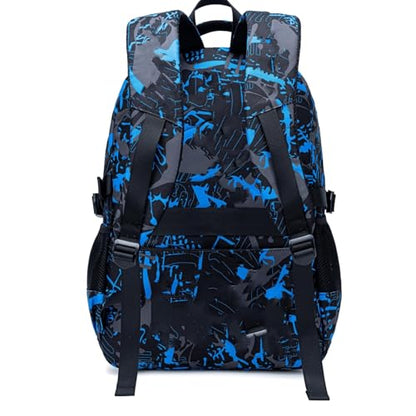 Bluboon Kids Backpack Boys Camo Bookbag Teens Elementary School Bag Daypack Travel Back Pack Middle school (Camo-princekin) - color: Camo-princekin