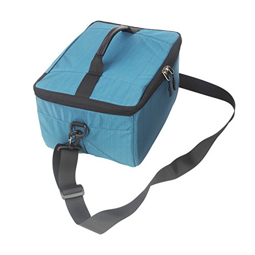 Koolertron Dslr Camera Insert Bag Purse Universal Liner Lens Pouch Partition Protective Cover Waterproof Sleeve for Cannon/Nikon/Sony (Blue) - color: Blue