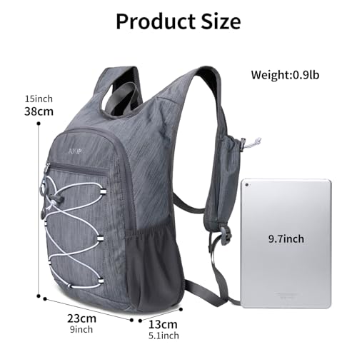 BOVIP 20L Hiking Backpack Lightweight Packable Hiking Daypack Small Travel Outdoor Foldable Shoulder Bag Gray - color: Gray 1