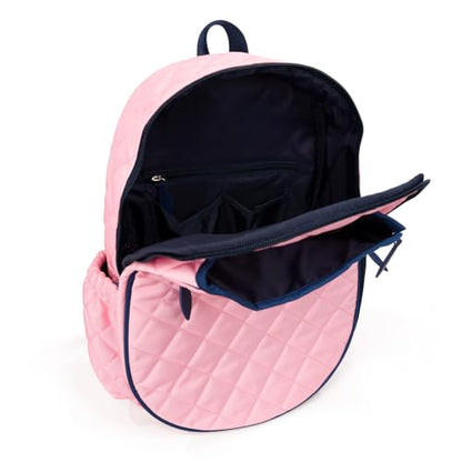 Ame & Lulu Kids Big Love Tennis Backpack - color: Quilted Blush