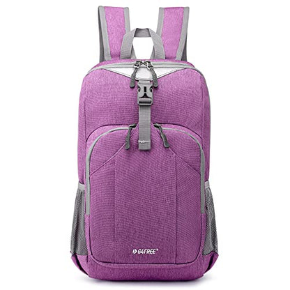 G4Free Mini 10L Hiking Daypack Small Hiking Backpack Cycling Compact Shoulder Backpack Outdoor for Men Women - color: Purple