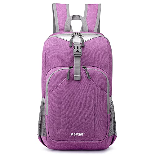 G4Free Mini 10L Hiking Daypack Small Hiking Backpack Cycling Compact Shoulder Backpack Outdoor for Men Women - color: Purple