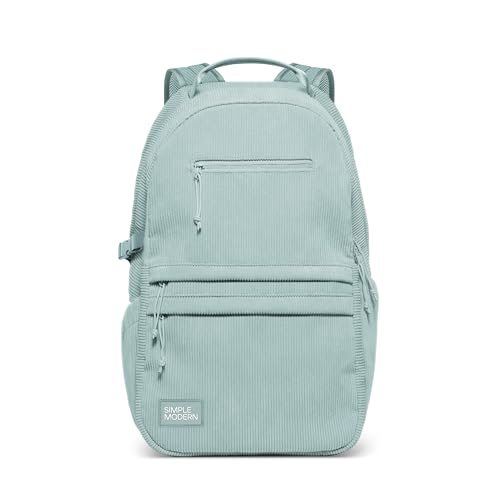 Simple Modern Ellis Backpack for School | Medium 20L Elementary Middle and High School Bookbag for Kids and Teens | Girls and Boys | Daylight Courduroy - color: Corduroy: Daylight, size: Medium | 20 Liter