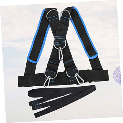 BESPORTBLE Resistance Bands Set Pull up Bands Sled Workout Harness Fitness Strap Shoulder Strap Material Sturdy No- Strength Building