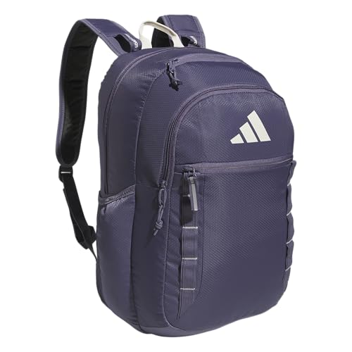 adidas Excel 7 School Backpack for Laptop, Gym and Travel, 34L - color: Preloved Violet/Wonder White/7.5, size: One Size