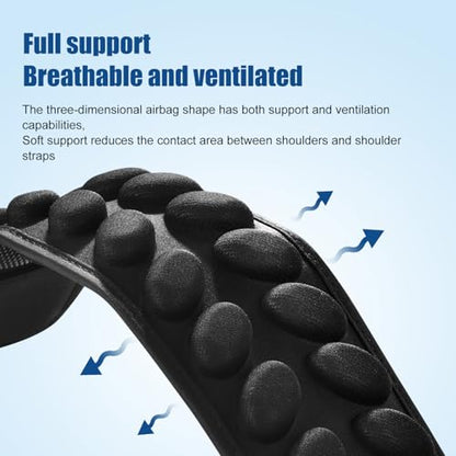 Air Pressure reducing Shoulder pad Suitable for 3-inch Backpacks 2PCS