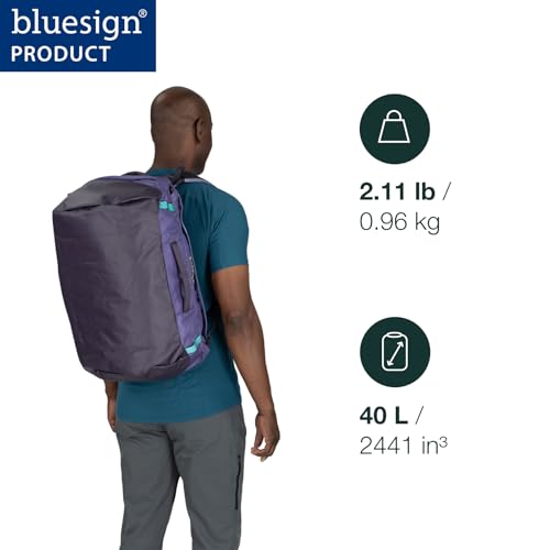 Osprey Transporter Lightweight Travel Duffel Bag - Extra Large Water Resistant Durable Gear Bag for Men and Women - color: Pine Leaf/Earl Grey, style: 40l