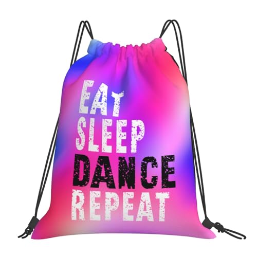 Gymnastics Drawstring Backpack Light Gym String Bag Pink Water Resistant Sackpack Sport Yoga Daypack For Womens Mens - color: Gymnastics7