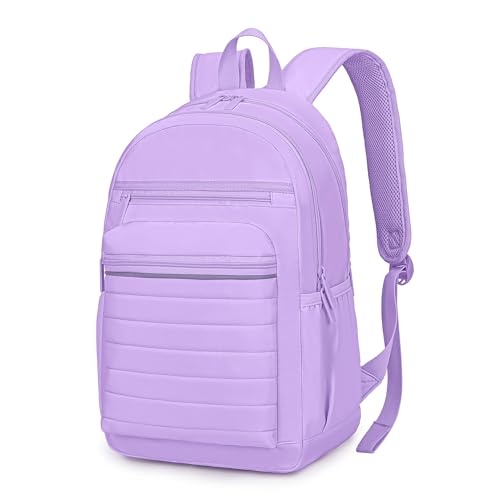 KEOFID Travel Backpack for Women, Womens Work Backpacks, Anti-theft Backpack Purse, Back pack for College Girls, Carry-On Travel Backpacks,Bookbag(Purple) - color: Purple, size: Large, style: Casual