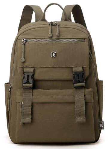 Backpack Purse for Women Small Backpack Nylon Travel Backpack - color: Brown