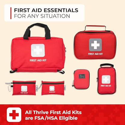 Thrive 291 Piece First Aid Kit - Multipack - style: 2 Pack - 291 Piece - Red