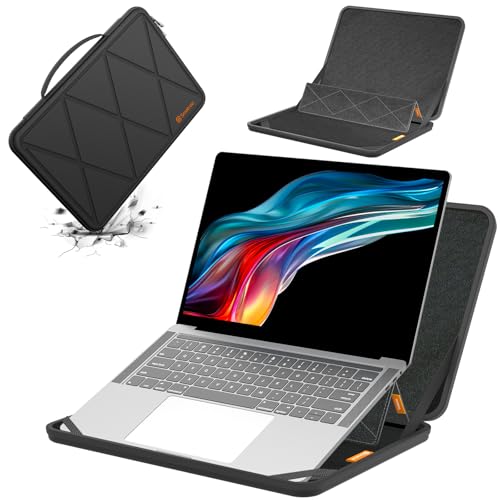 Smatree MS118 Hard EVA Protective Sleeve Case with Stand Compatible for 17.3 inch Envy Laptop 17t/17, OMEN 17, HP 470 G9/G10 Notebook PC, HP Laptop 17/17t/17z, Anti-Shock and Waterproof Notebook Bag - color: MS - Black, size: For 17.3 inch OMEN/HP Laptop