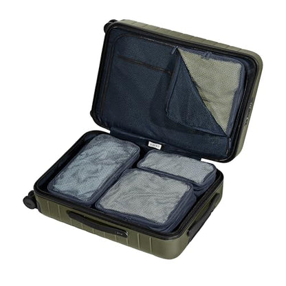 Away Insider Packing Cubes Set of 4 - Lightweight Space-Saving Packing Cubes for Carry-On Luggage - Small, Medium, and Wide Sizes - Navy Blue - color: Navy Blue