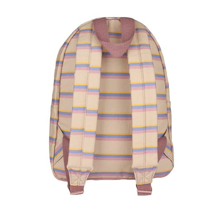 Roxy Women's Always Core Backpack | Travel | Everyday Carry | Beach | Polyester | 8L Capacity - Banana Cream Stripe - color: Banana Cream Stripe