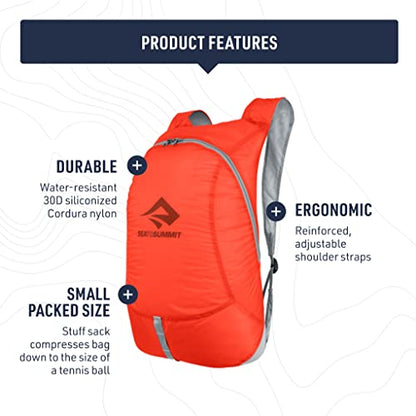 Sea to Summit Ultra-Sil Ultralight Day Pack, 20-Liter - color: Highrise Grey