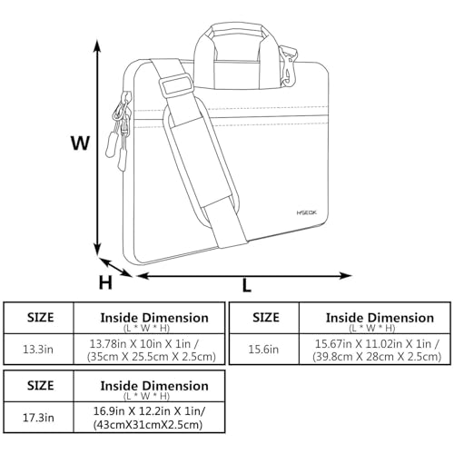 Hseok Laptop Shoulder Bag 17-17.3 inch Case, Durable Shockproof Protective Briefcase with Multi-Pockets Compatible with Lenovo Most 17-17.3 inch HP Acer Dell ASUS MSI Notebooks,Butterfly flower - color: Butterfly Flower, size: 17-17.3"
