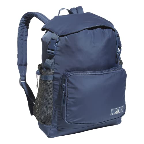 Saturday Sport Fashion Compact Small Size Backpack - color: Preloved Ink Blue/White
