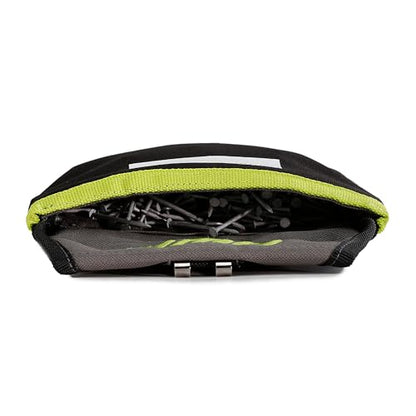 AWP TrapJaw Clip-on Fastener Tool Pouch, Small Utility Bag with Spring-Loaded Closure, Durable Tactical Tool Holder for Nails, Screws, and Electrical Accessories, 1L-039-2 (Pack of 6) - size: 7" W x 7.75" L (Pack of 6)