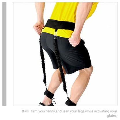 ORFOFE Professional Resistance Bands Ankle Straps Set Reusable Fitness Tube Bands for Leg Strength Training and Vertical Jump Exercise for Home Workout