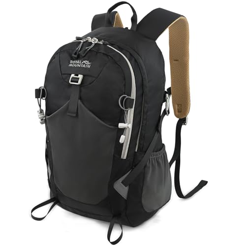 30L Hiking Backpack With Rain-Cover, Lightweight Packable Backpack For Women Men, Hiking Daypack Backpacks Fit For Camping, Sports, Daily Commuting, Short Trips (Black) - color: Black2.0, size: 30L