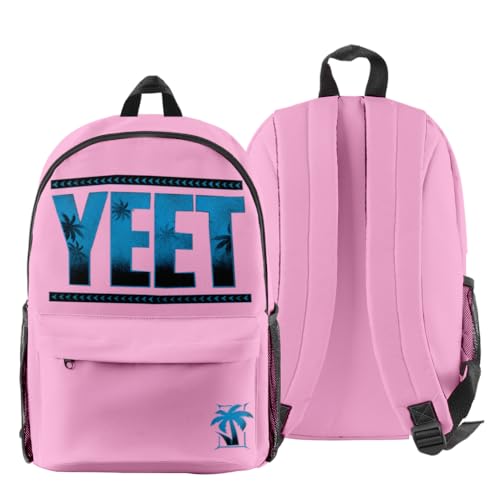 Jey USO Yeet 3D Fashion Backpack Printed Multi Zipper Pack Casual Bag (6) - color: 6