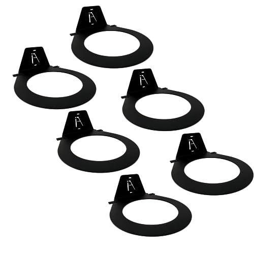 IRON AMERICAN USA Dynamax Medicine Ball Wall Mount Storage Rack, 8.5 Inches Inside Diameter, 30-lb Capacity, for Gym Exercise Sports Balls, Wall Balls and Slam Balls, Hardware Included - style: Dynamax Ball Holder (6-PACK)