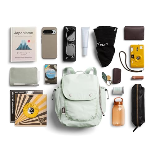 Bellroy Cinch Minipack (lightweight 9 liter backpack with external organization and adjustable shoulder straps) - Seafoam - color: Seafoam