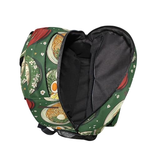 Laptop Backpack for Unisex Adult Fashion Laptop Bag with Chest Strap Gift Men & Women Instant Noodles Cute Style - color: Multicolor06