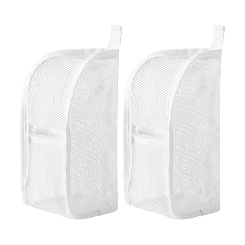 Fauppt Portable Lightweight Travel Toiletry Bag Standing Toiletry Bag,2026 EVA Mesh Cosmetic Waterproof Bags for Women Men,Lightweight Travel Toiletry Bags for Travel Essentials (White-2pc) - color: White-2pc