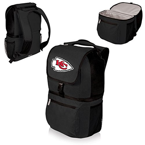 Picnic TIME NFL Zuma Backpack Cooler, Soft Cooler Backpack, Lunch Cooler - color: Black