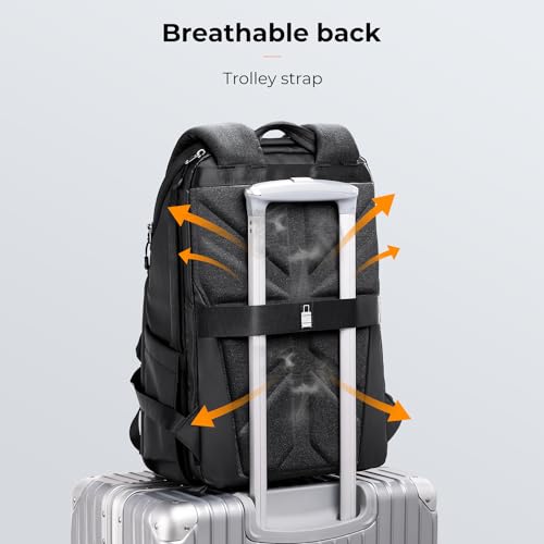 K&F CONCEPT Camera Backpack Hard Shell 20L Photography Camera Bag Hardshell Case with Tripod Holder&Laptop Compartment