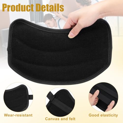 PATKAW 1 Pc Shoulder Pad for Bag Strap Heavy Duty Canvas Felt Cushion Ergonomic Protective Carrying Accessory for Construction Site Warehouses Garden Wood Steel Pipe Load Support Black