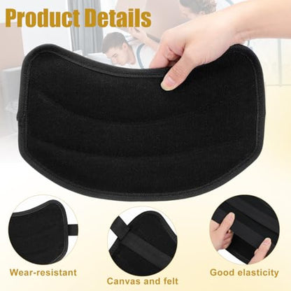 PATKAW 1 Pc Shoulder Pad for Bag Strap Heavy Duty Canvas Felt Cushion Ergonomic Protective Carrying Accessory for Construction Site Warehouses Garden Wood Steel Pipe Load Support Black