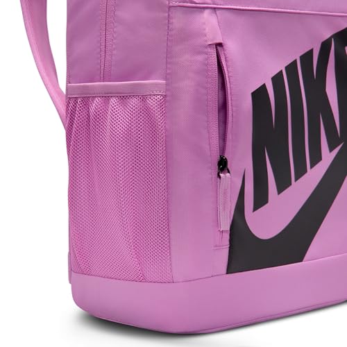Nike Unisex Kids' Classics Elemental Backpack (20L) | Boys and Girls - color: Light Magenta/Orange/Black